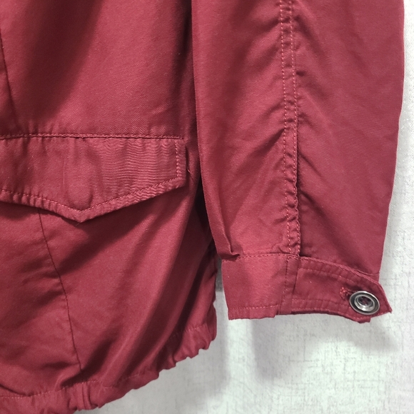 Forever‎ 21 Maroon Jacket Size Small - Picture 8 of 10